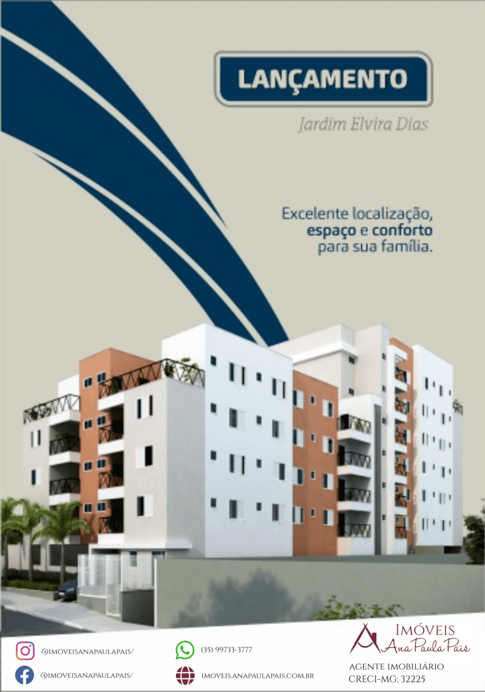 Apartamento Jardim Elvira Dias  , Poços de Caldas - Imóveis Ana Paula Pais